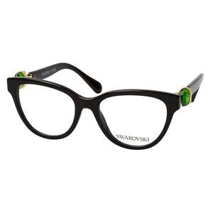 Swarovski SK 2004 1001 Black Plastic Cat-Eye Eyeglasses 52mm